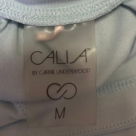Calia by Carrie Underwood Blue Long Sleeve Racerback Athletic Tee Shirt Top Sz M - Picture 3 of 4
